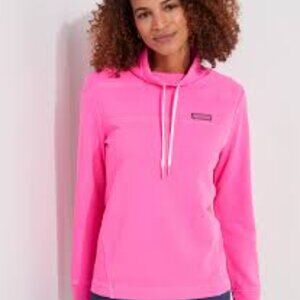 Vineyard Vines Funnel Neck Relaxed Fit Shep Shirt in pink Size Medium